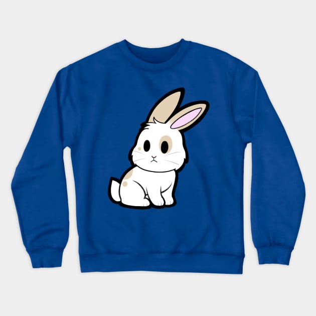 Cream Spotted Bunny Crewneck Sweatshirt by Firestorm Fox